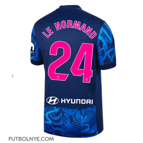 Camiseta Atletico Madrid Robin Le Normand #24 Tercera Equipación 2024-25 manga corta